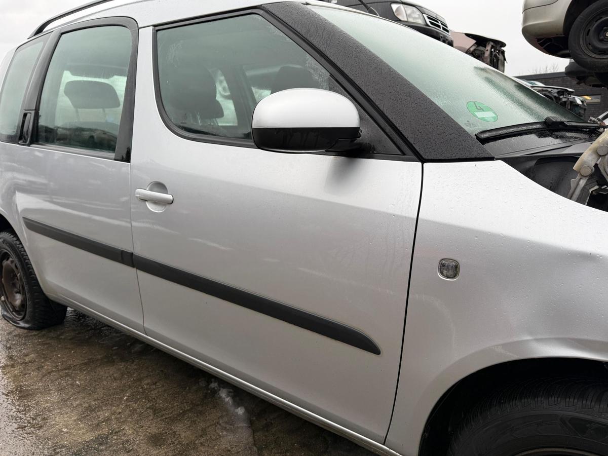 Skoda Roomster 5J original T&uuml;r vorn rechts LA7W Reflexsilber Rohbau BJ08